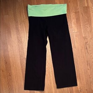 Vintage Y2K Foldover Crop Yoga Pants